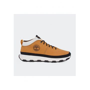 Pantofi sport  Winsor Trail Mid - piele nubuc - gri - talpa din spuma reciclabila - brant OrthoLite