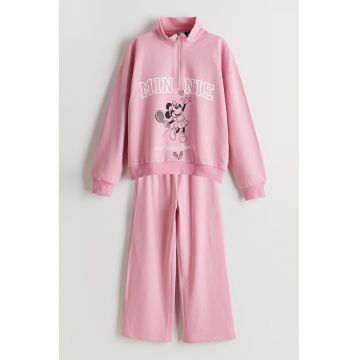Trening lejer cu Minnie Mouse - Roz