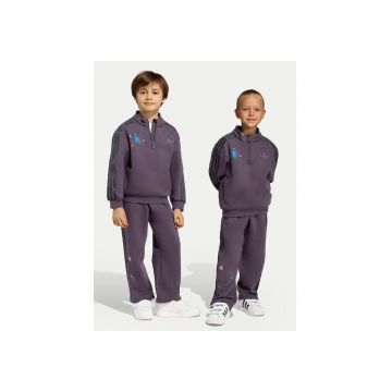 Trening unisex pentru copii -  70% bumbac - 30% poliester reciclat - 3-4 ani - Mov -