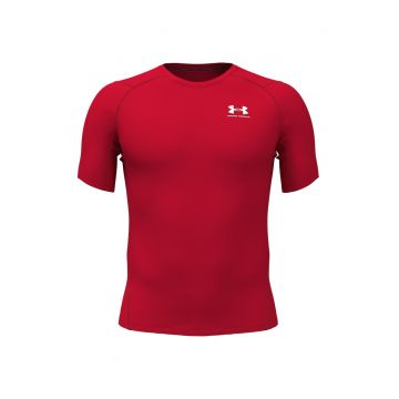 Tricou pentru antrenament HeatGear® - Rosu cireasa