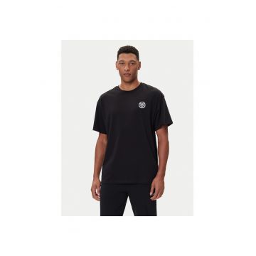 Tricou sport barbat -  negru - bumbac