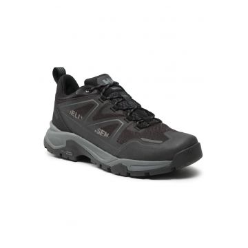 Bocanci trekking barbati  11749 - Textil - Negru - Negru
