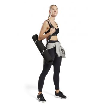 Bustiera cu bretele incrucisate - pentru antrenament Lux - Negru