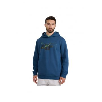 Hanorac barbati -  albastru - cu gluga - stil de viata