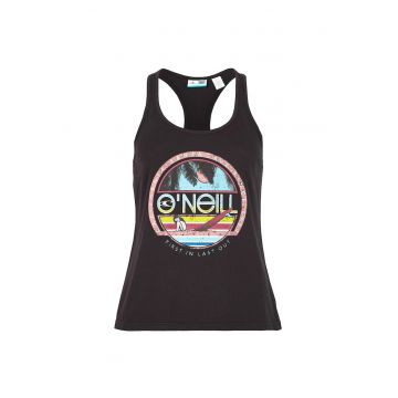 Maiou sport dama  Connective - negru - decolteu rotund - 100% bumbac