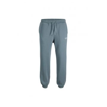 Pantaloni de trening - Jack Jones - bumbac/poliester - albastru