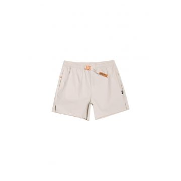 Pantaloni scurti barbati -  stil sportiv - bej - material fibre sintetice/elastan