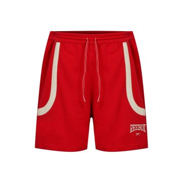 Pantaloni scurti sport barbati HT8183 -  Bumbac - Rosu -