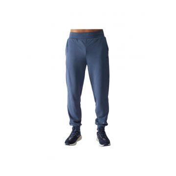 Pantaloni sport barbati  4FWMM00TTROM0943 - talie elastica - bumbac/poliester - bleumarin