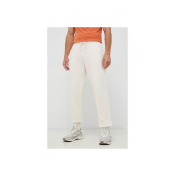Pantaloni sport barbati HS9153 -  Bumbac - Alb -