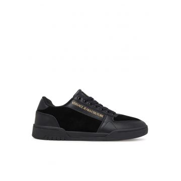Pantofi barbati -  sneakers - piele naturala - negru