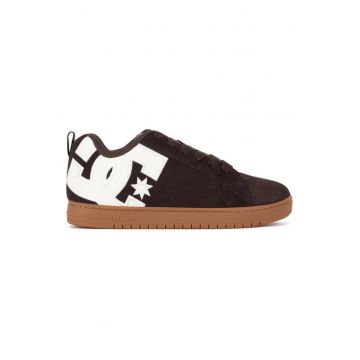 Pantofi sport barbati -  COURT GRAFFIK SE - piele naturala - maro -