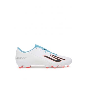 Pantofi sport barbati -  ghete de fotbal - alb - piele ecologica