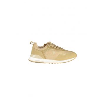 Sneakers barbati - U.S. POLO BEST PRICE - 50% Poliester - 50% Poliuretan - Bej - 24938 - Bej