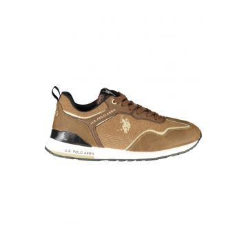 Sneakers barbati - U.S. POLO BEST PRICE - 50% Poliester - 50% Poliuretan - Maro - 23735 - Maro
