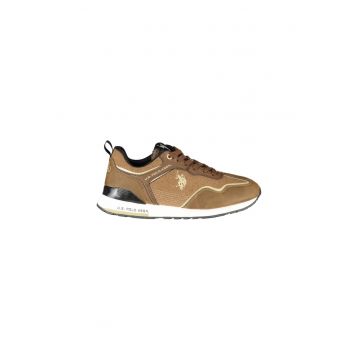 Sneakers barbati - U.S. POLO BEST PRICE - 50% Poliester - 50% Poliuretan - Maro - 23735 - Maro