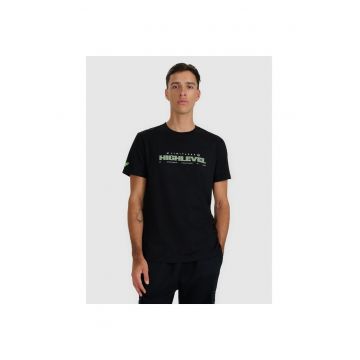Tricou barbati  bumbac confortabil - negru -