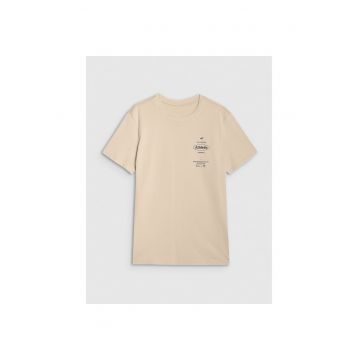 Tricou sport barbati  bej - 100% bumbac