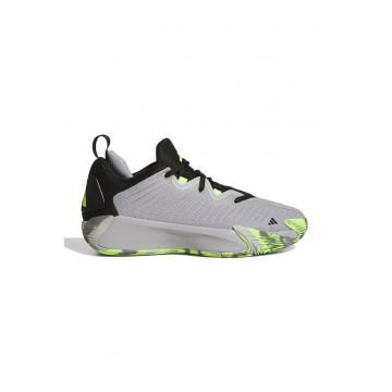 adidas Performance - Pantofi mid-cut Initiation pentru baschet - Negru/Gri deschis