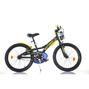 Bicicleta cu pedale, Dino Bikes, Batman, 20 inch, Pana la 130 cm