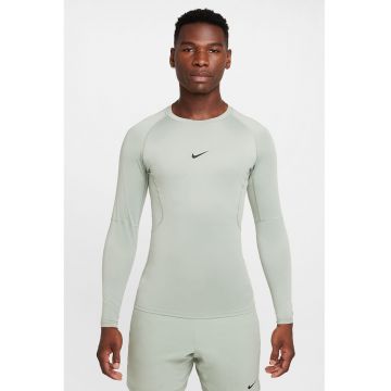 Bluza slim fit cu tehnologie Dri-FIT pentru fotbal - Verde pal