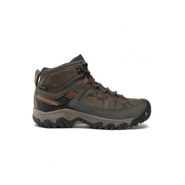 Bocanci de trekking pentru barbati -  Targhee III MID WP - Piele naturala - Masliniu inchis/Maro auriu - Verde/Negru