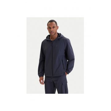 Jacheta barbati -  fermoar - bleumarin - poliamida -