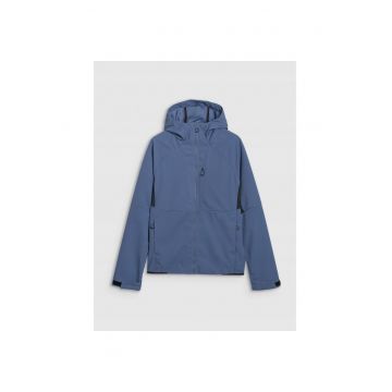 Jacheta softshell barbati  poliester - membrana NeoDry 10000 - gluga reglabila - albastru - Drytex