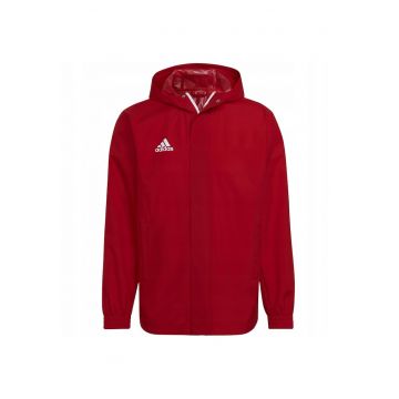 Jacheta sport barbati -  Entrada 22 All-Weather - Poliester - Rosu