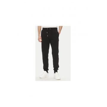 Pantaloni de trening barbati  705752 500900 - Bumbac/Poliester - Negru - Negru