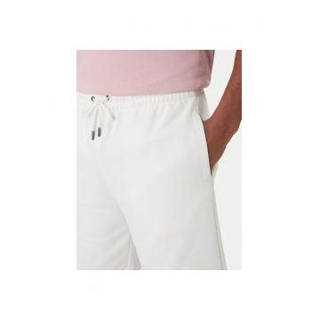 Pantaloni scurti sport Barbati -  Alb - Bumbac