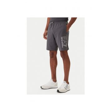 Pantaloni scurti sport barbati -  bumbac - gri