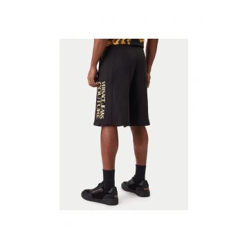 Pantaloni scurti sport Barbati -  bumbac - negru