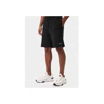 Pantaloni scurti sport Barbati -  Bumbac - Negru