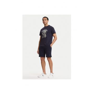 Pantaloni scurti sport Barbati -  Bumbac/Poliester - Bleumarin -