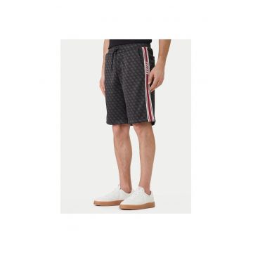 Pantaloni scurti sport Barbati -  poliester - negru