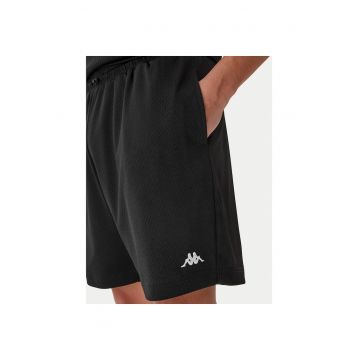 Pantaloni scurti sport barbati -  poliester - negru