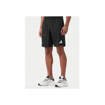 Pantaloni scurti sport barbati -  poliester reciclat - negru