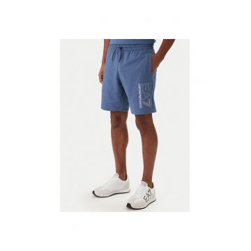 Pantaloni sport barbati -  bumbac - albastru -