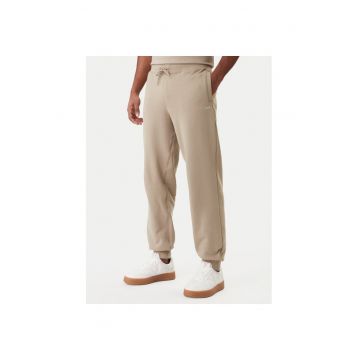 Pantaloni sport barbati -  bumbac - bej - 85% bumbac