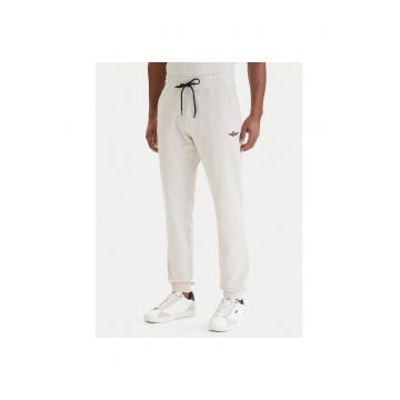 Pantaloni sport barbati -  bumbac - bej - 94% bumbac - 6% elastan