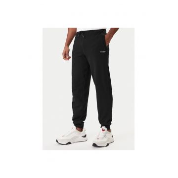 Pantaloni sport barbati -  bumbac - negru -