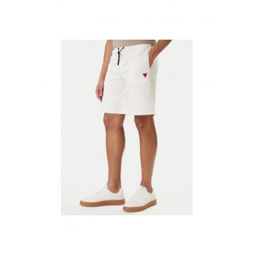 Pantaloni sport barbati -  ecru - 57% poliester - 43% bumbac
