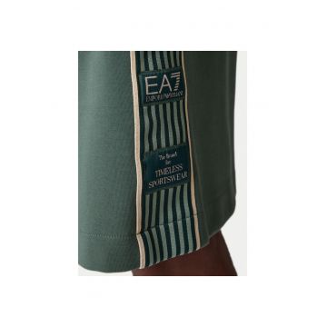 Pantaloni sport barbati -  verde - bumbac si poliester