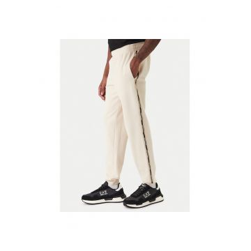 Pantaloni trening barbati -  bej - bumbac/poliester -