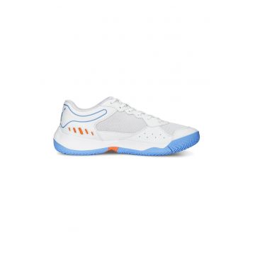 Pantofi cu logo Solarsmash Padel - Alb optic/Albastru