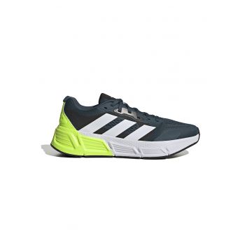 Pantofi cu plasa pentru alergare Questar - Albastru inchis/Alb murdar/Verde lime