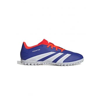 Pantofi pentru fotbal Predator Club - Alb/Portocaliu mandarina/Albastru royal