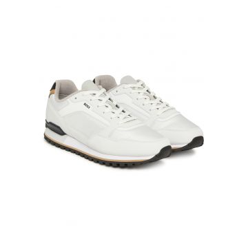 Pantofi sport  adidasi barbati - alergare - alb - piele ecologica