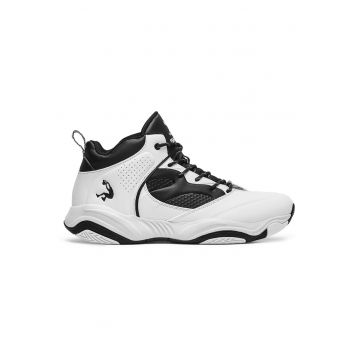 Pantofi sport barbati -  baschet - alb - material textil